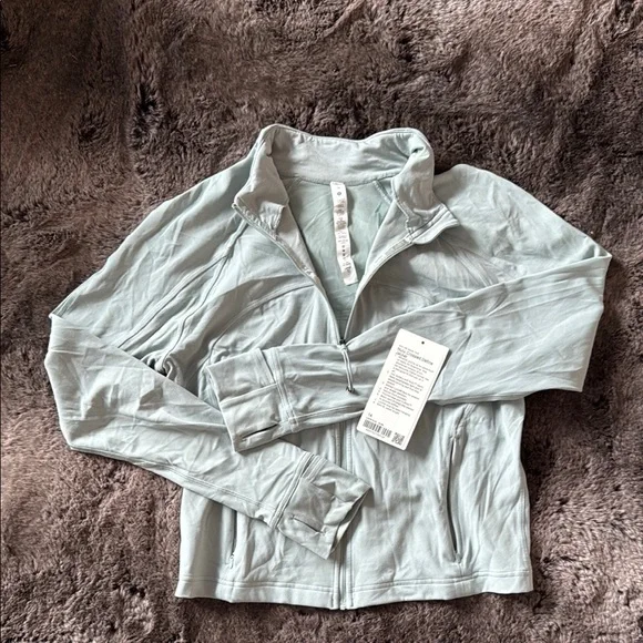 lululemon Nulu Cropped Define Jacket - Silver Blue 14 - Picture 4 of 6